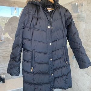 Michael Kors Fur Trim Jacket Size L